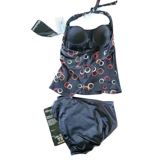 Miraclesuit 2 Peice Tankini Womens SZ 8 High Rise NWT Slimming - Picture 8 of 10